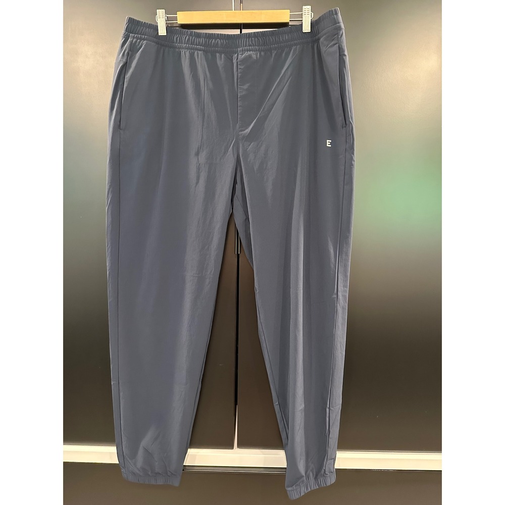Everlane Mens The Sport Track Pant Navy Blue XL Nylon Stretch Joggers M-BTM-NYLE